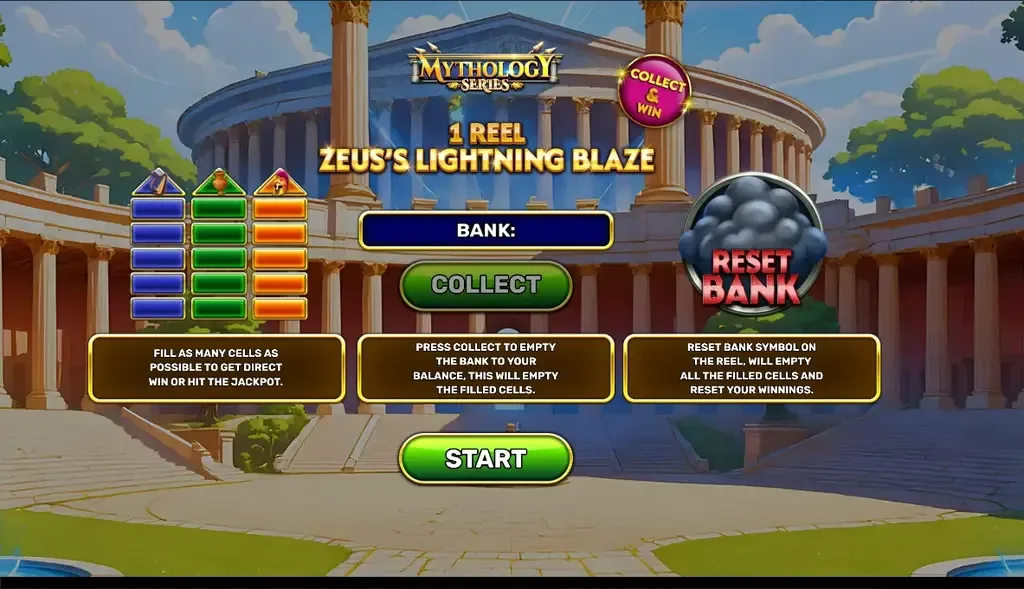 1 Reel - Zeus's Lightning Blaze