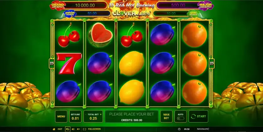 25 Red Hot Burning Clover Link