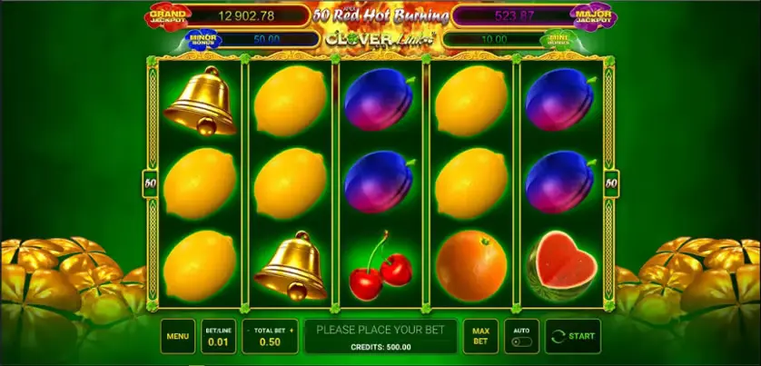 50 Red Hot Burning Clover Link