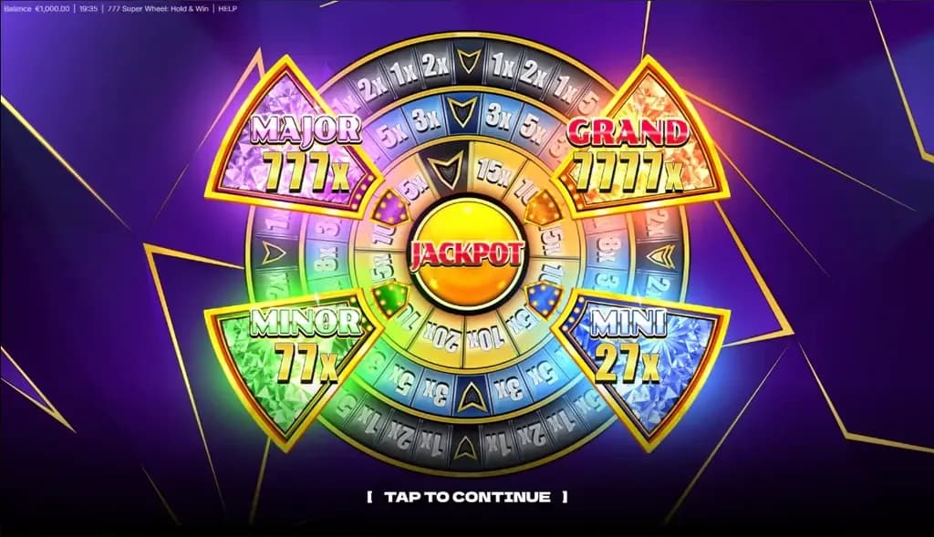 777 Super Wheel: Hold & Win