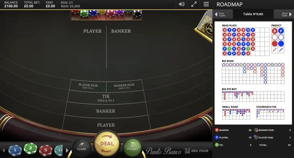 Baccarat - Punto Banco