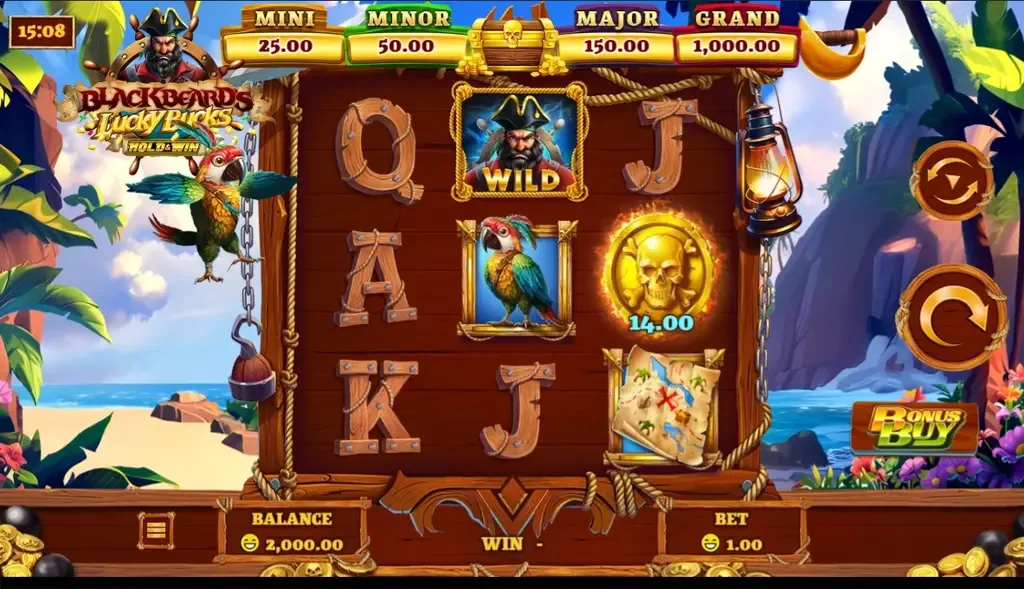 Blackbeard's Lucky Bucks