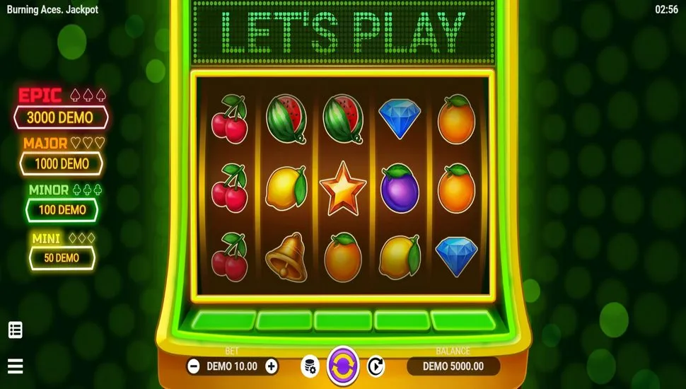 Burning Aces Jackpot