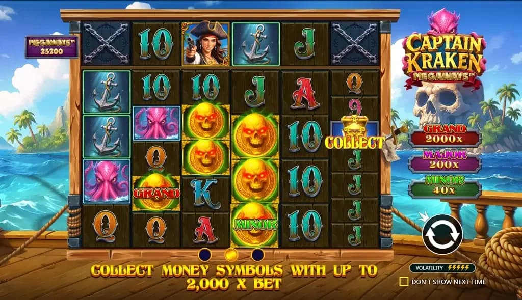 Captain Kraken Megaways