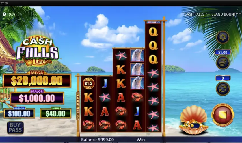 Cash Falls Island Bounty
