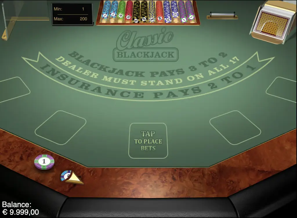 Classic Blackjack Gold