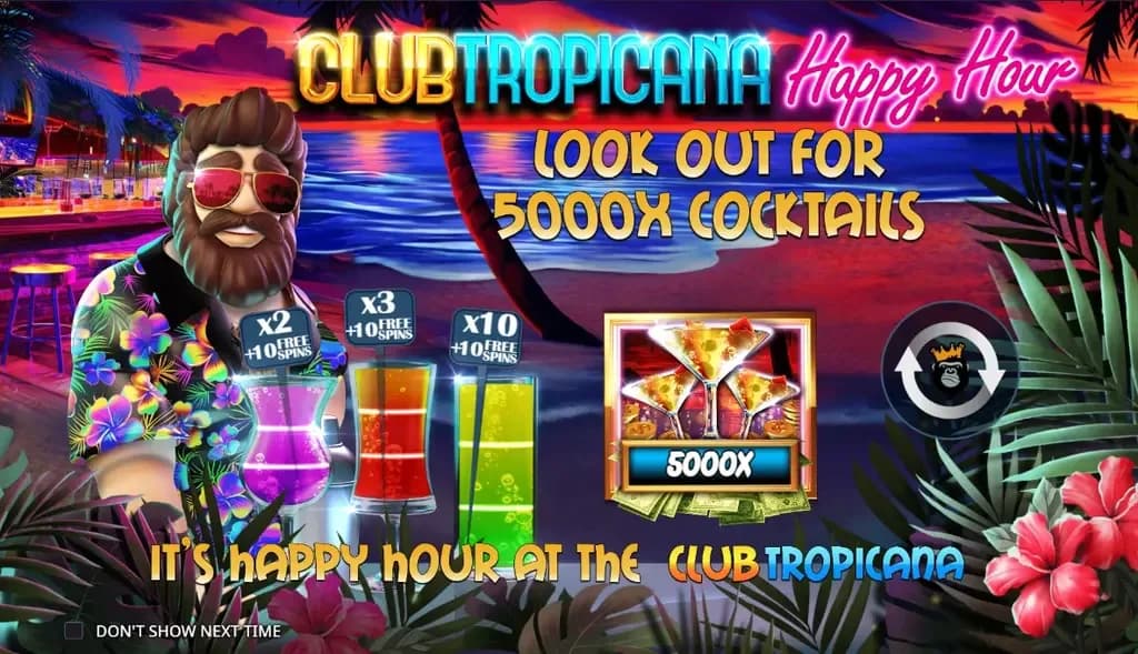 Club Tropicana Happy Hour