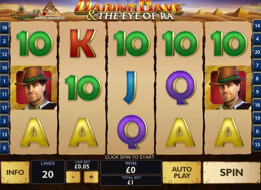 Daring Dave & the Eye of Ra