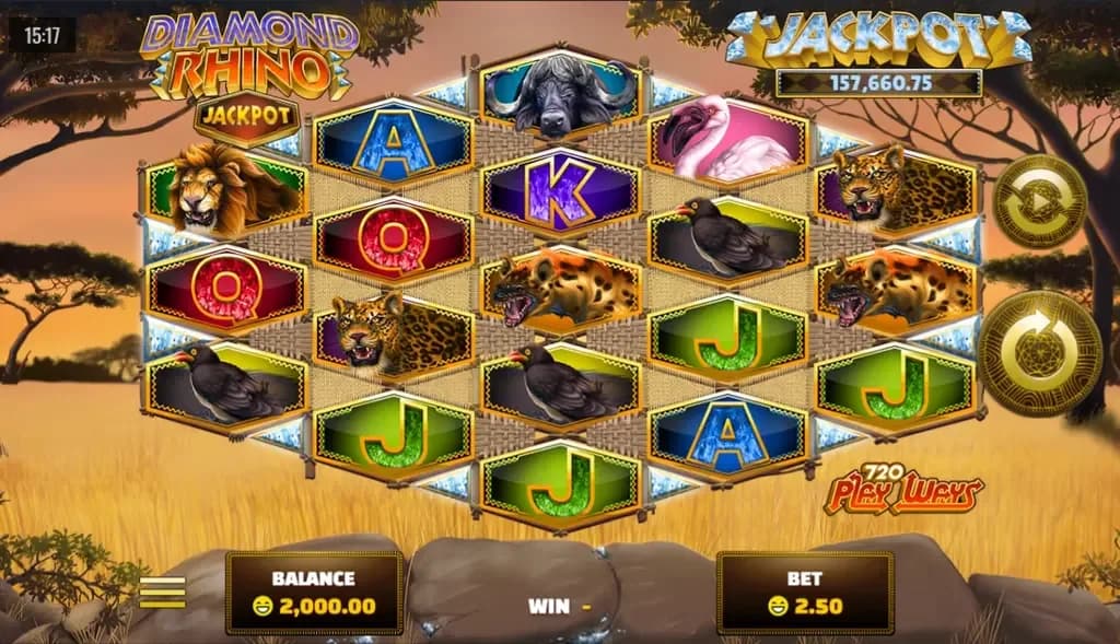 Diamond Rhino Jackpot