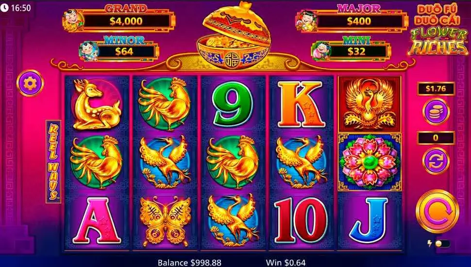 Duo Fu Duo Cai Flower Riches