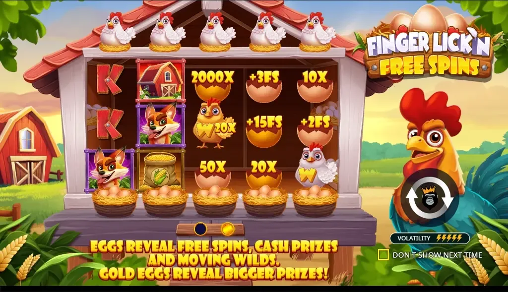 Finger Lickn Freespins