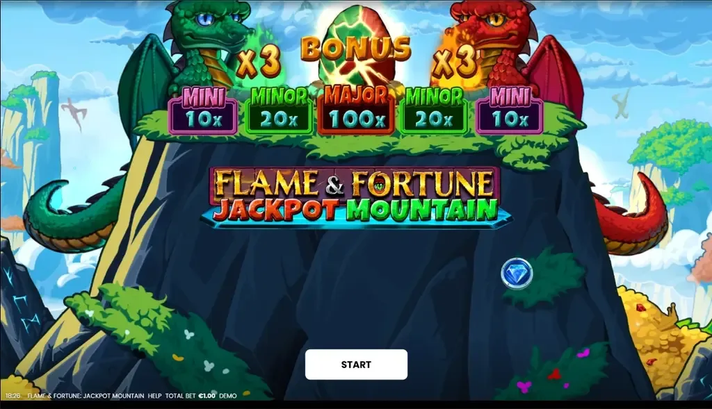 Flame & Fortune: Jackpot Mountain