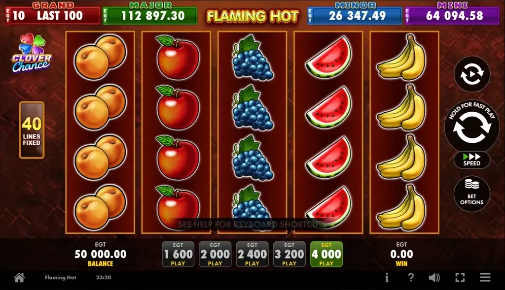 Flaming Hot Clover Chance