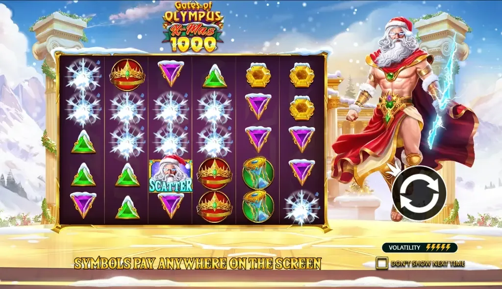 Gates of Olympus Xmas 1000