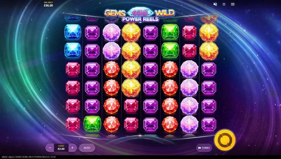 Gems Gone Wild Power Reels