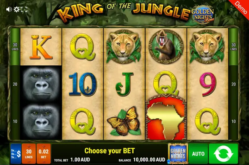 King of the Jungle - Golden Nights Bonus