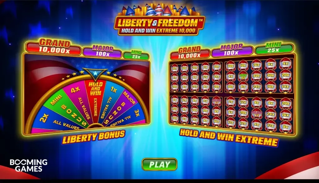 Liberty and Freedom Hold and Win Extreme 10,000