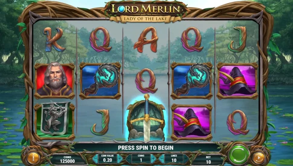 Lord Merlin and the Lady of the Lake