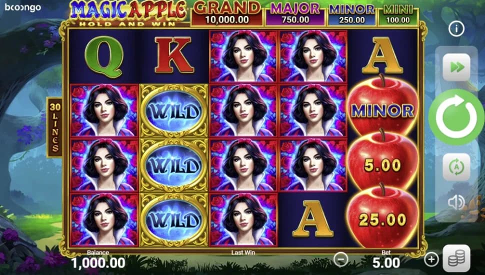 Magic Apple Hold and Win