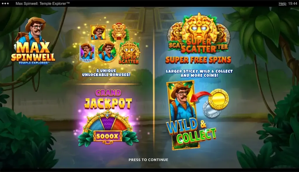 Max Spinwell: Temple Explorer