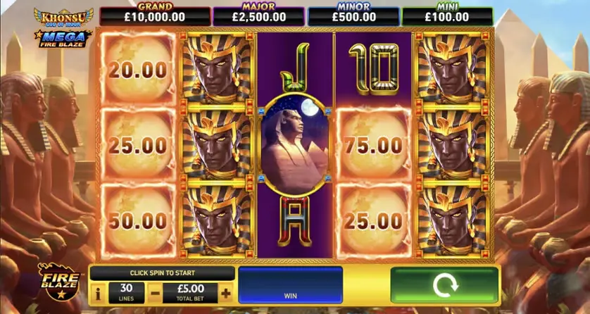 Mega Fire Blaze: Khonsu God of Moon