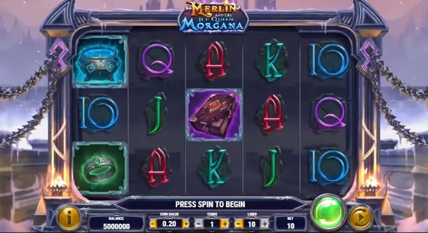 Merlin and the Ice Queen Morgana