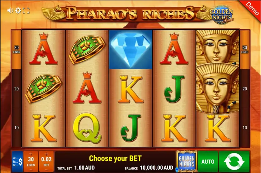 Pharao's Riches - Golden Nights Bonus