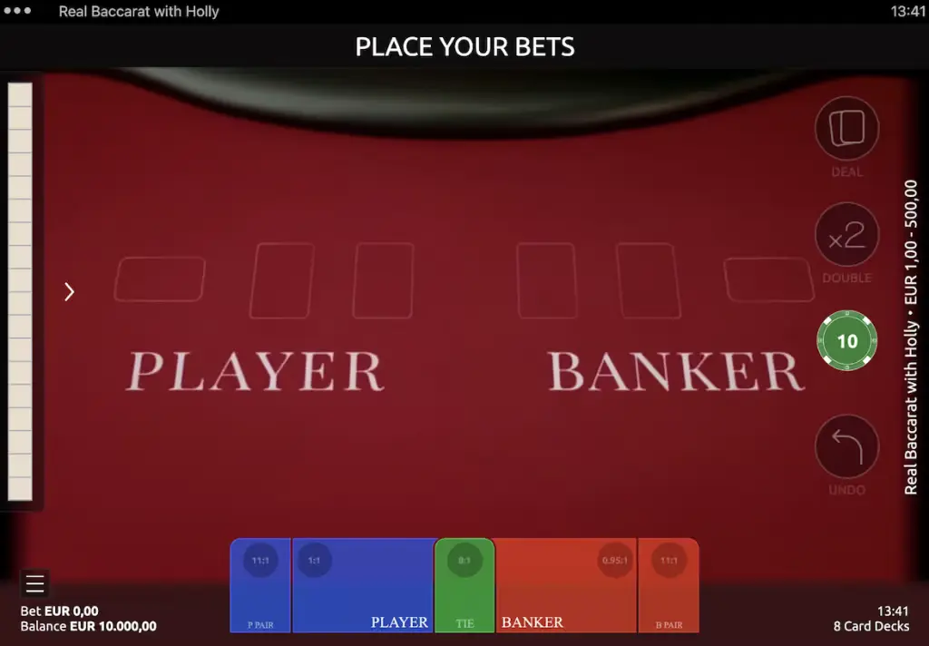 Real Baccarat with Holly