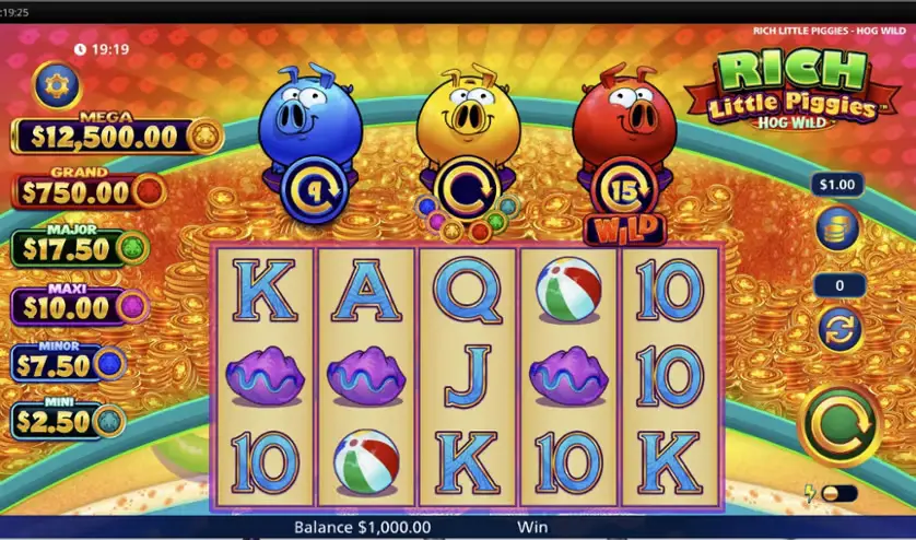 Rich Little Piggies Hog Wild