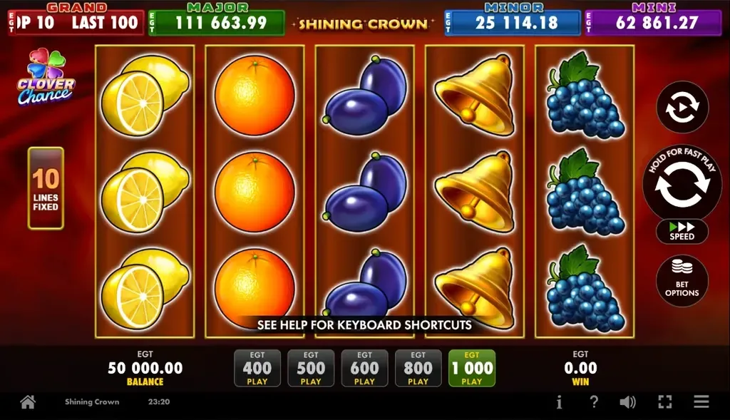 Shining Crown Clover Chance