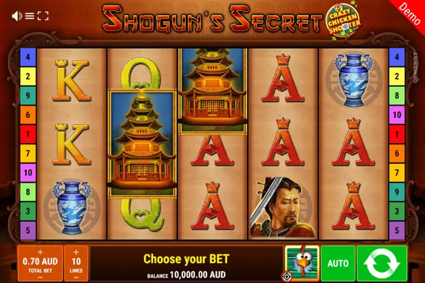 Shogun's Secrets - Crazy Chicken Shooter
