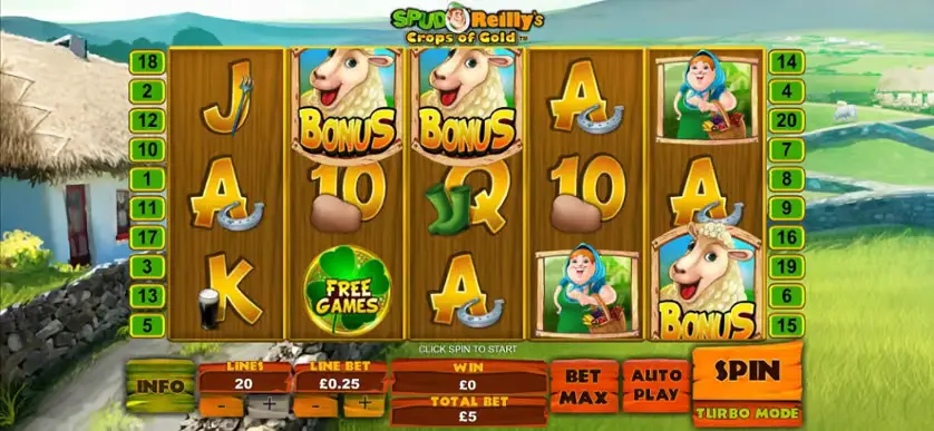 Spud O'Reilly's Crops of Gold