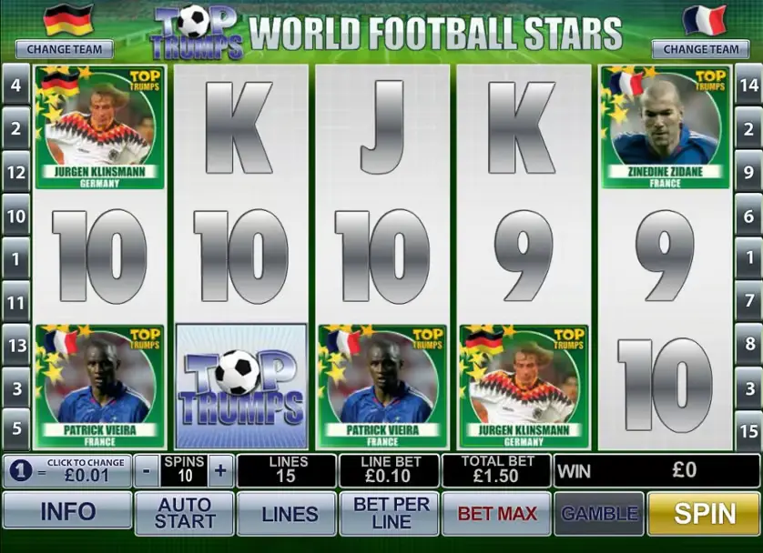 Top Trumps World Football Stars