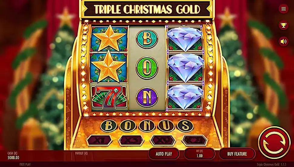 Triple Christmas Gold