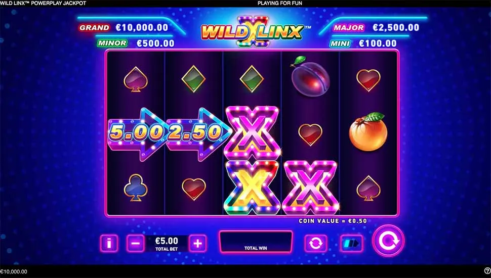 Wild LinX PowerPlay Jackpot