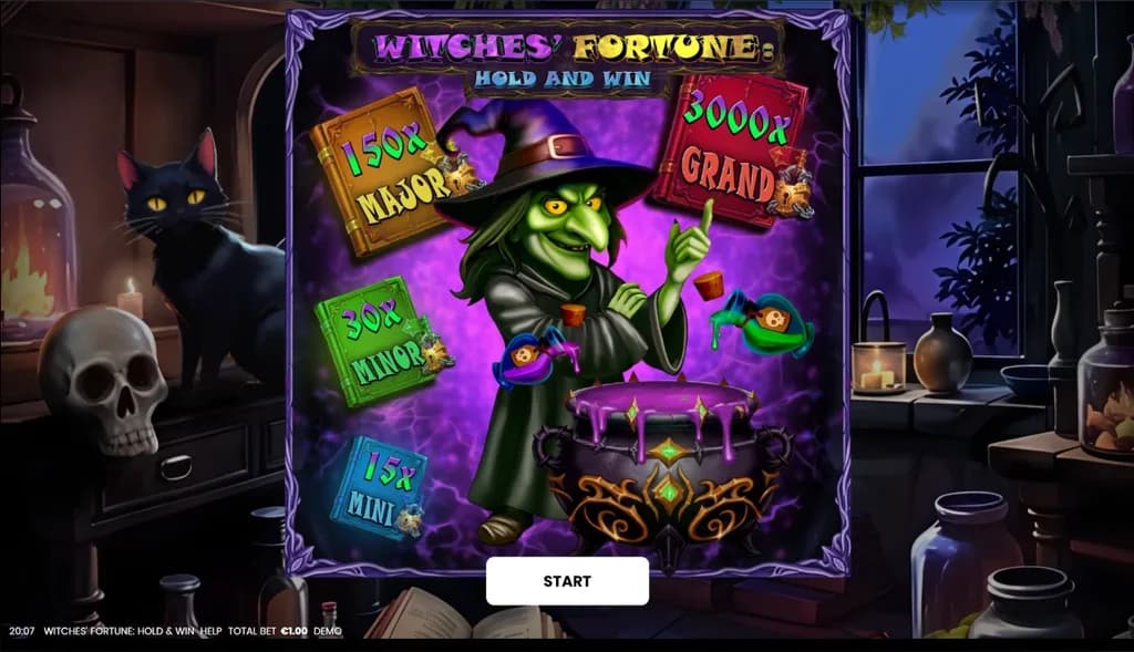 Witches' Fortune: Hold & Win