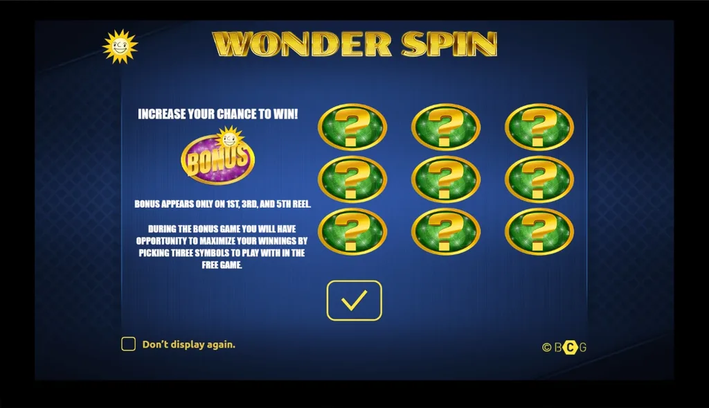 Wonder Spin