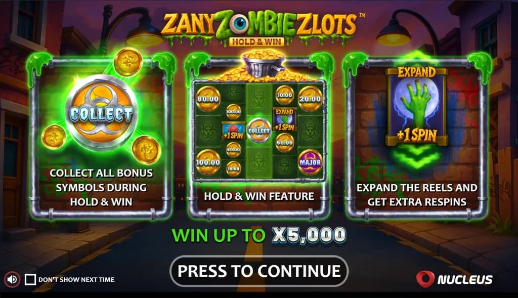 Zany Zombie Zlots